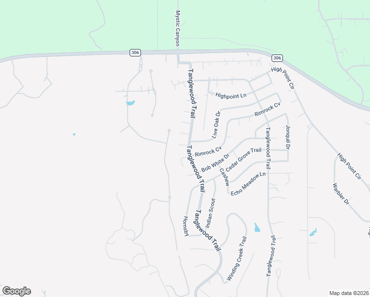 map of restaurants, bars, coffee shops, grocery stores, and more near 131 Lightning Bolt in Spring Branch