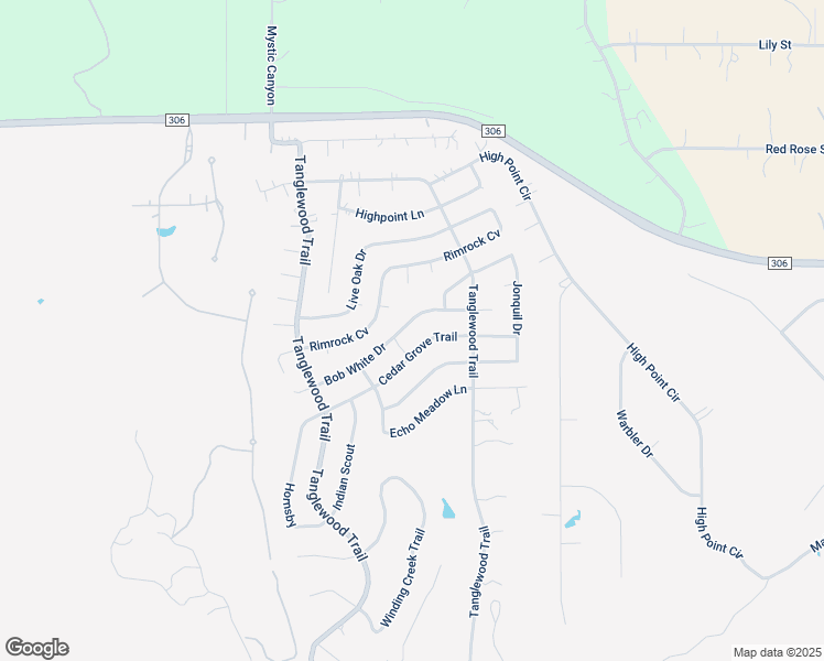 map of restaurants, bars, coffee shops, grocery stores, and more near 1313 Bob White Drive in Spring Branch