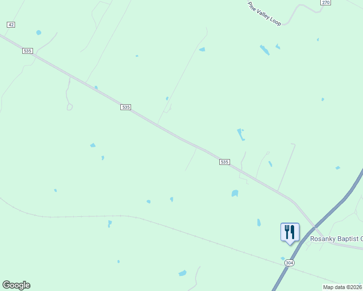 map of restaurants, bars, coffee shops, grocery stores, and more near 2407 Farm to Market 535 in Rosanky