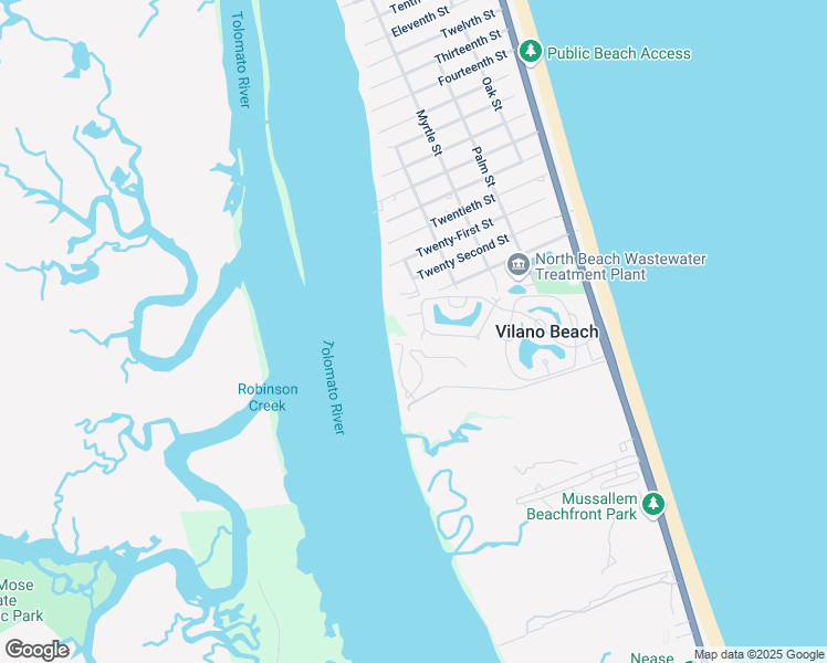 map of restaurants, bars, coffee shops, grocery stores, and more near 328 Village Drive in St. Augustine