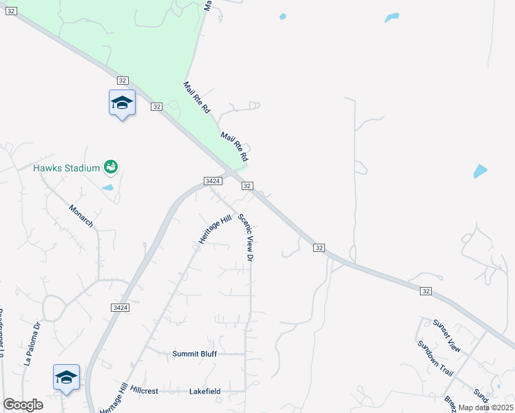 map of restaurants, bars, coffee shops, grocery stores, and more near 7671 Farm to Market 32 in Fischer
