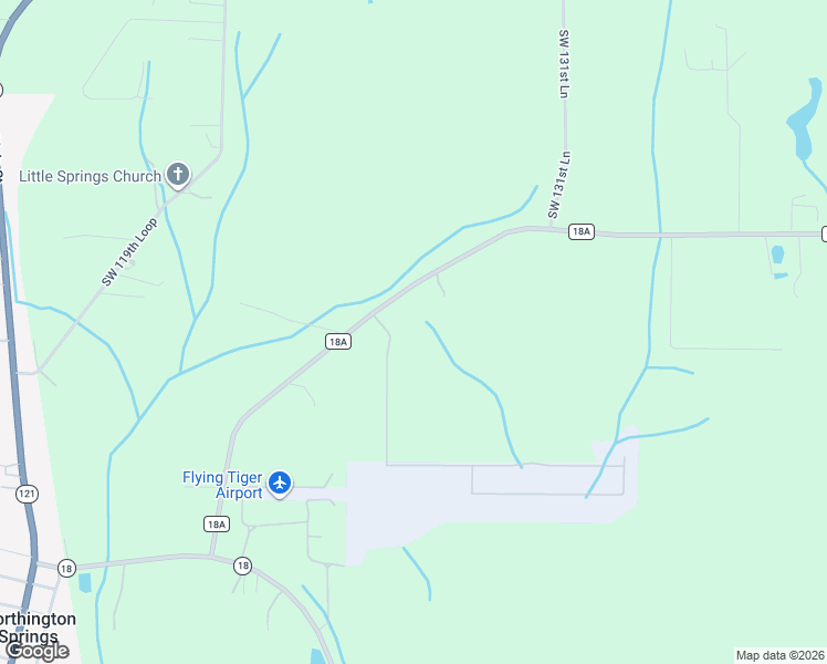 map of restaurants, bars, coffee shops, grocery stores, and more near in Worthington Springs