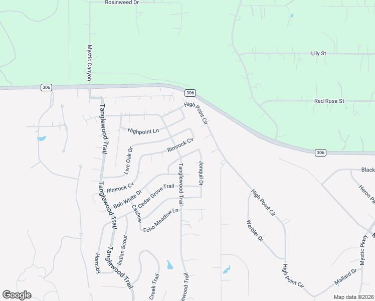 map of restaurants, bars, coffee shops, grocery stores, and more near 1517 Rimrock Cove in Spring Branch