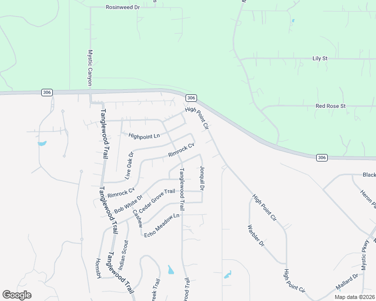 map of restaurants, bars, coffee shops, grocery stores, and more near 1517 Rimrock Cove in Spring Branch