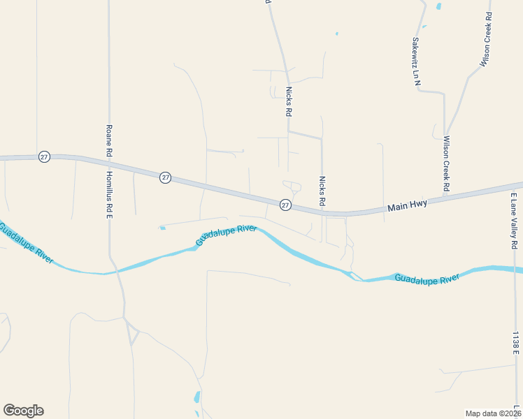 map of restaurants, bars, coffee shops, grocery stores, and more near 111 Carolyn Road East in Comfort