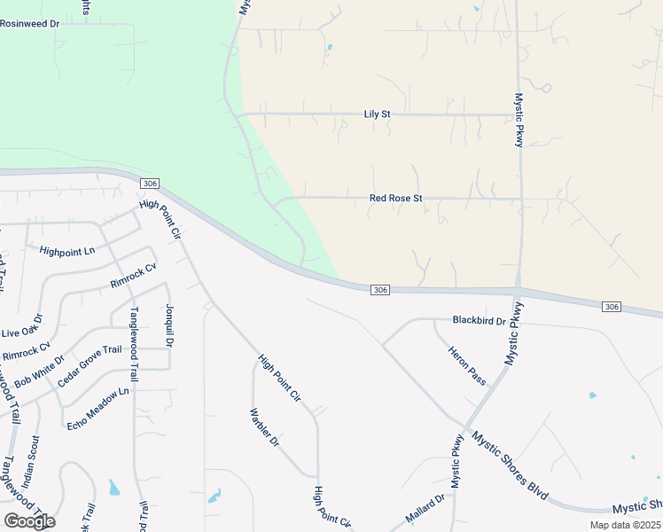 map of restaurants, bars, coffee shops, grocery stores, and more near 110 Mystic Breeze in Spring Branch