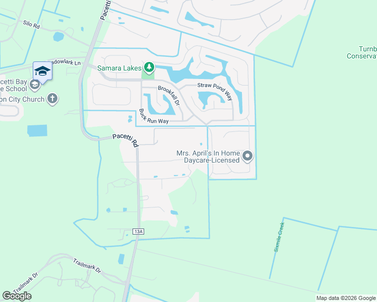 map of restaurants, bars, coffee shops, grocery stores, and more near 61 Dottie Lane in St. Augustine