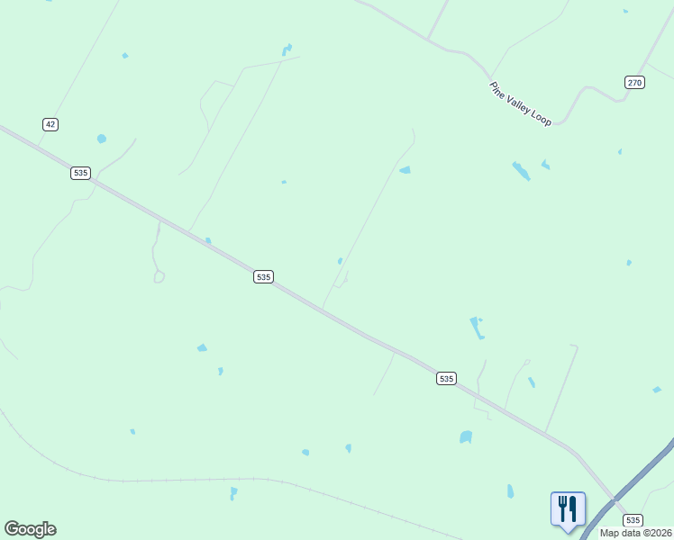 map of restaurants, bars, coffee shops, grocery stores, and more near 2448 Farm to Market 535 in Rosanky