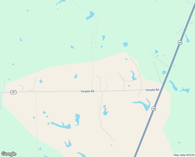 map of restaurants, bars, coffee shops, grocery stores, and more near 418 Vyvjala Road in Smithville