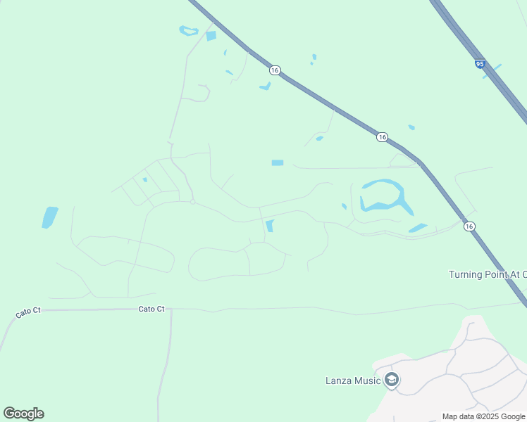 map of restaurants, bars, coffee shops, grocery stores, and more near 25 Oak Knoll Court in St. Augustine