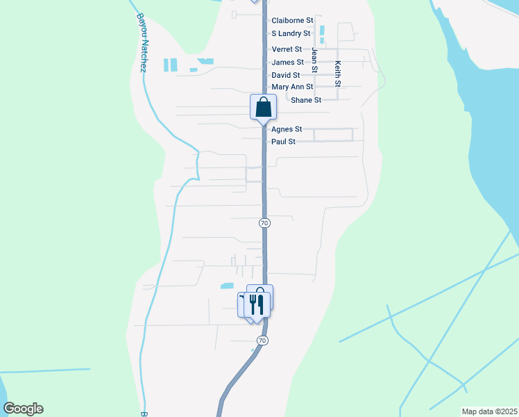 map of restaurants, bars, coffee shops, grocery stores, and more near 101 Gerald Street in Pierre Part
