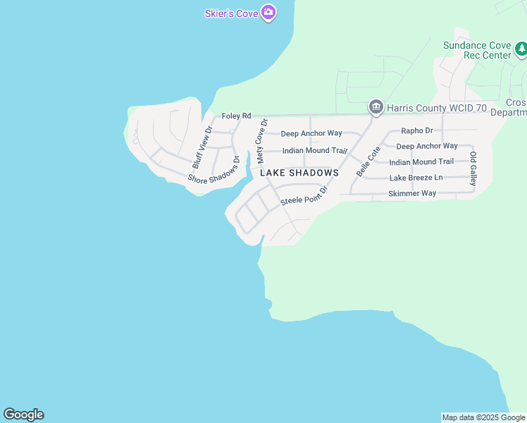 map of restaurants, bars, coffee shops, grocery stores, and more near 18303 Shadow Grove Lane in Crosby