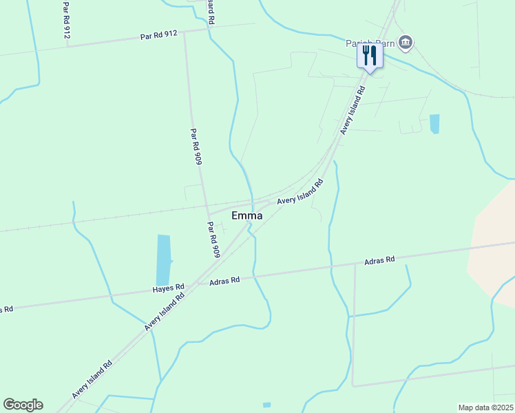 map of restaurants, bars, coffee shops, grocery stores, and more near 5906 Avery Island Road in New Iberia