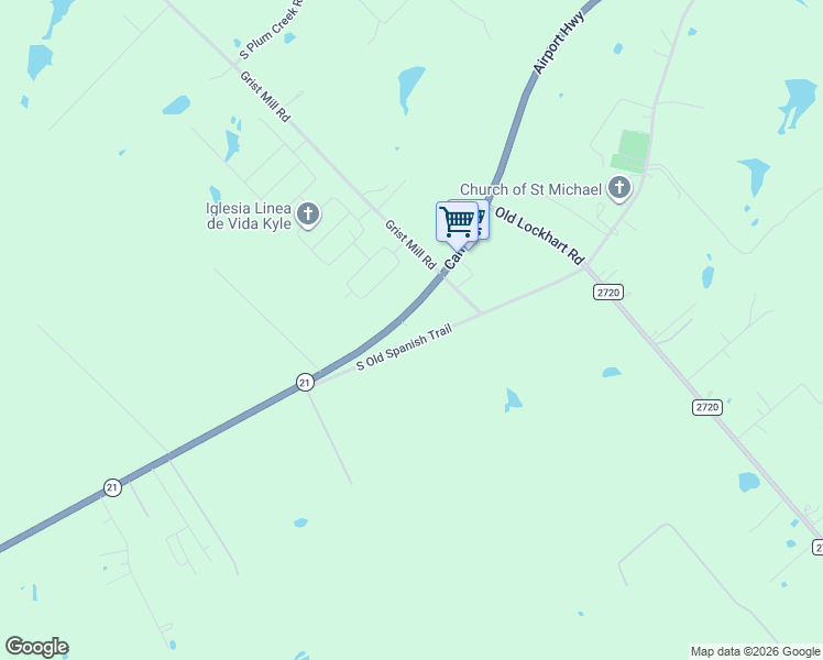 map of restaurants, bars, coffee shops, grocery stores, and more near 131 Camino Real in Uhland