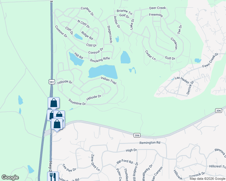 map of restaurants, bars, coffee shops, grocery stores, and more near 188 Park Grove in Spring Branch
