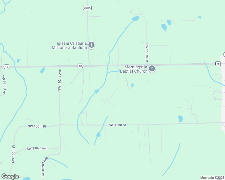 map of restaurants, bars, coffee shops, grocery stores, and more near 4509 Southwest 109th Road in Lake Butler