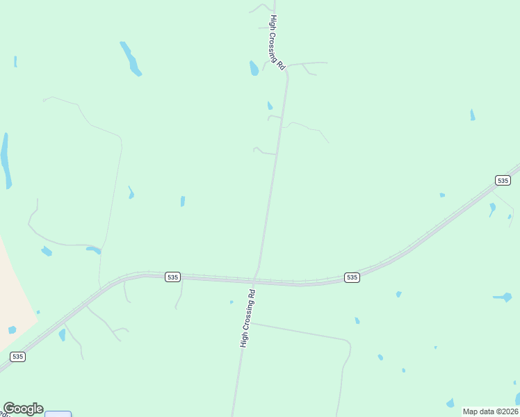 map of restaurants, bars, coffee shops, grocery stores, and more near 348 High Crossing Road in Smithville