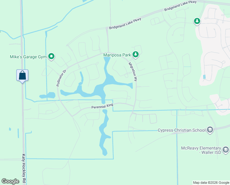 map of restaurants, bars, coffee shops, grocery stores, and more near 23720 House Hahl Road in Cypress