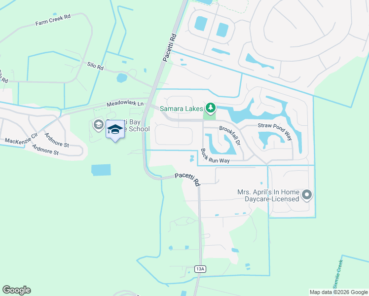 map of restaurants, bars, coffee shops, grocery stores, and more near 784 Wynfield Circle in St. Augustine