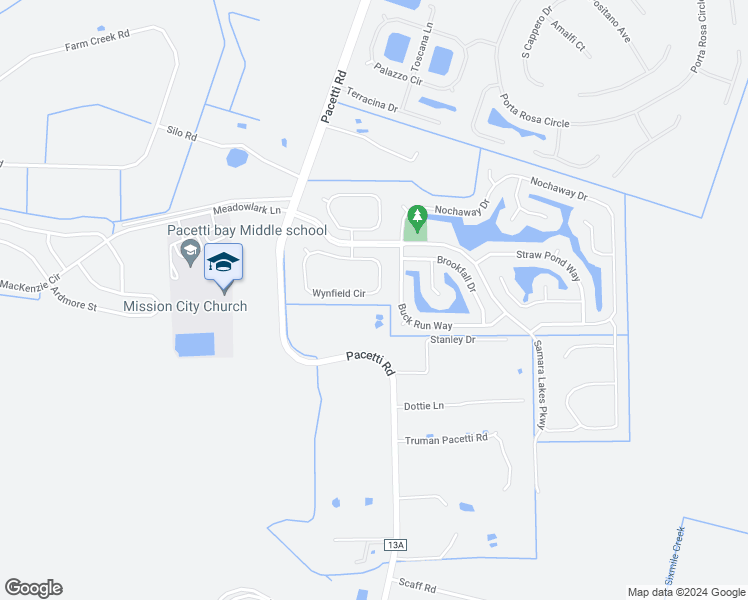 map of restaurants, bars, coffee shops, grocery stores, and more near 784 Wynfield Circle in St. Augustine