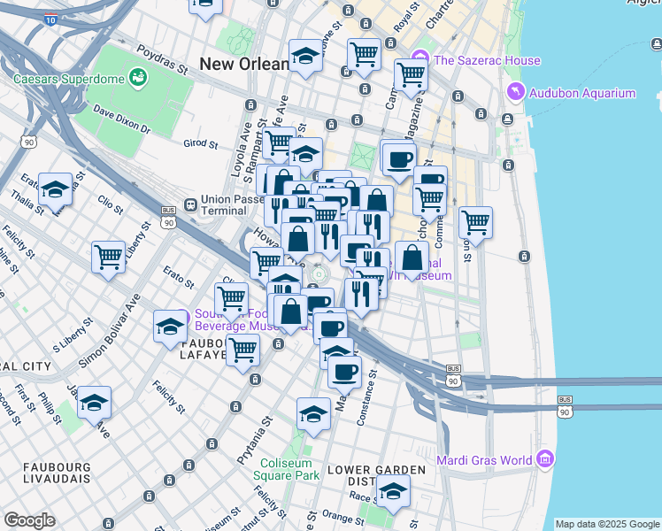 restaurants near 3626 st charles ave new orleans