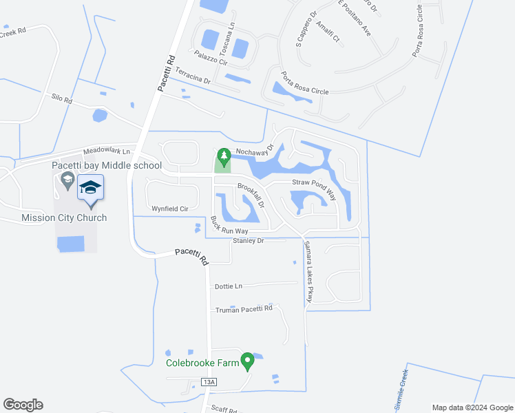 map of restaurants, bars, coffee shops, grocery stores, and more near 197 Brookfall Drive in St. Augustine