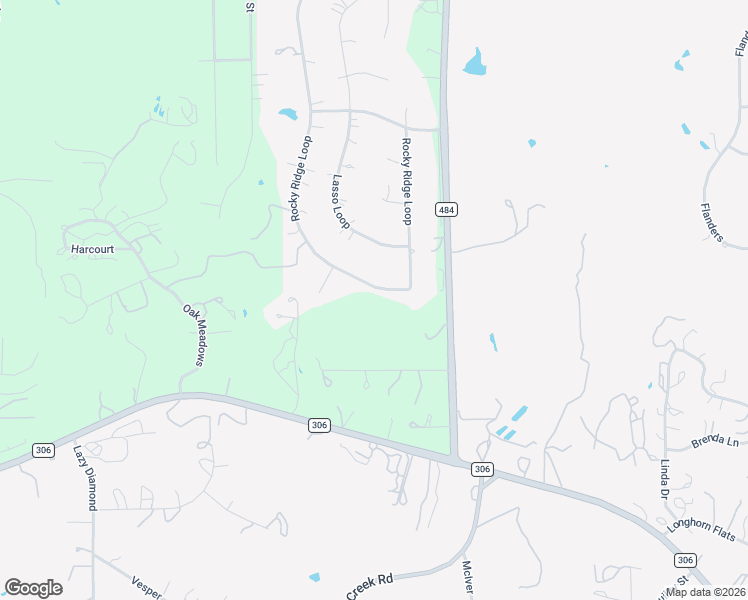 map of restaurants, bars, coffee shops, grocery stores, and more near 1600 Rocky Ridge Loop in Canyon Lake