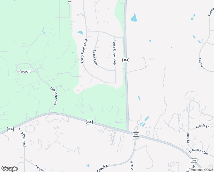 map of restaurants, bars, coffee shops, grocery stores, and more near 1600 Rocky Ridge Loop in Canyon Lake