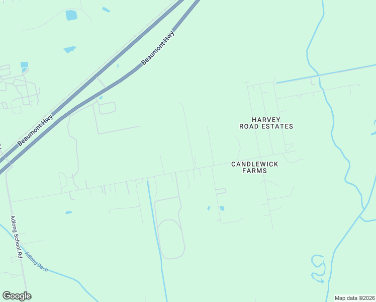 map of restaurants, bars, coffee shops, grocery stores, and more near 4525 Harvey Road in Crosby