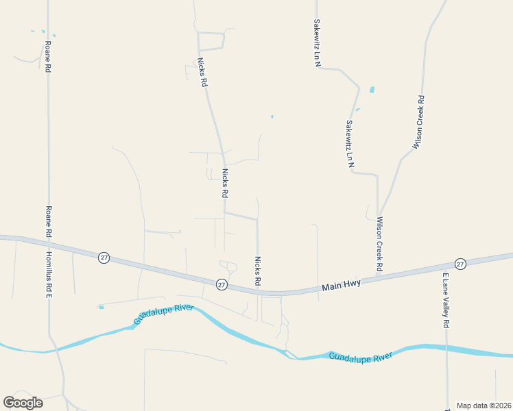 map of restaurants, bars, coffee shops, grocery stores, and more near 155 Nicks Road in Comfort