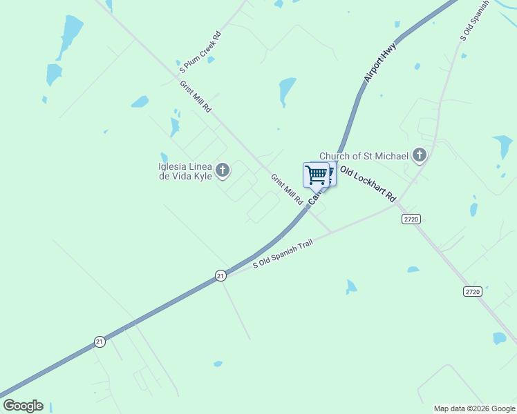 map of restaurants, bars, coffee shops, grocery stores, and more near 131 Camino Real in Uhland