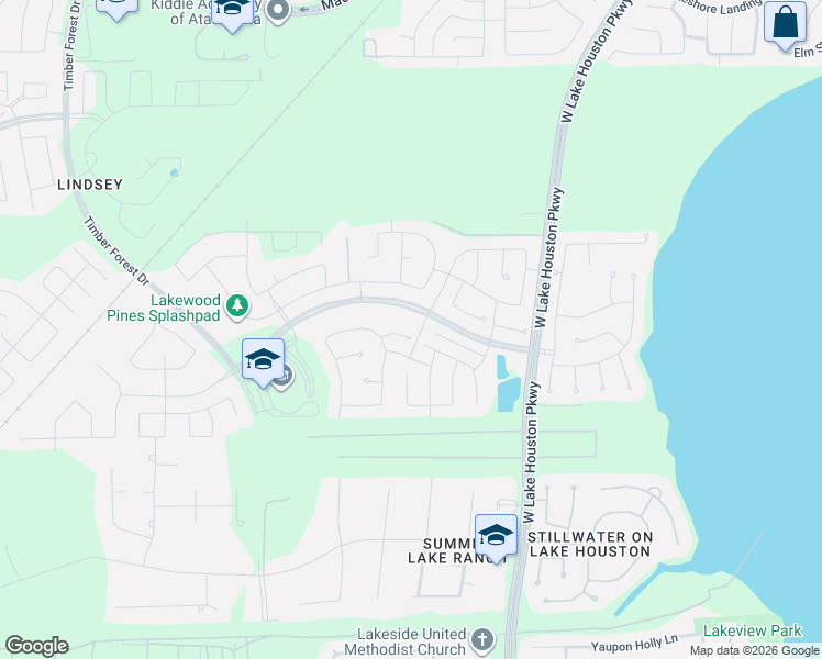 map of restaurants, bars, coffee shops, grocery stores, and more near 12735 Arcola Valley Court in Houston