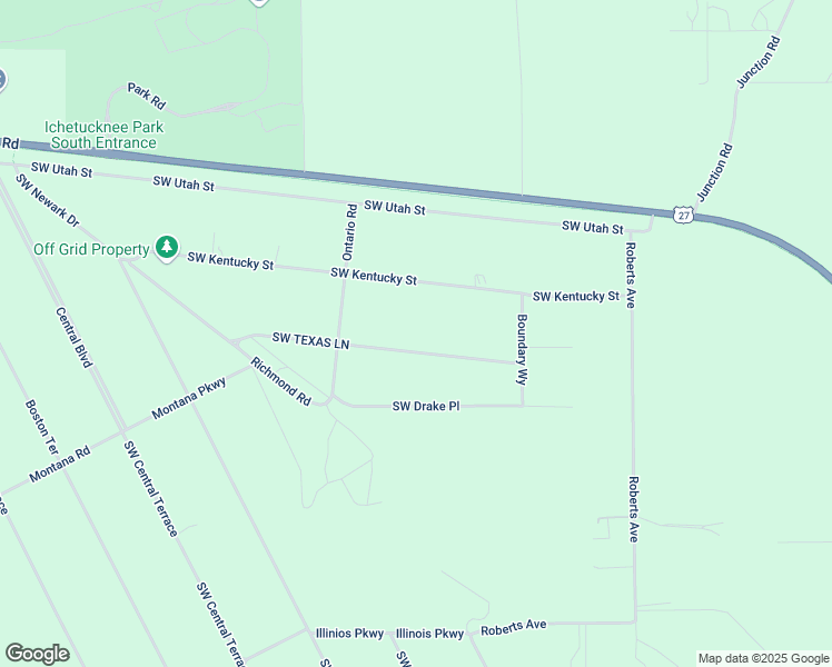 map of restaurants, bars, coffee shops, grocery stores, and more near 340 Texas Parkway in Fort White