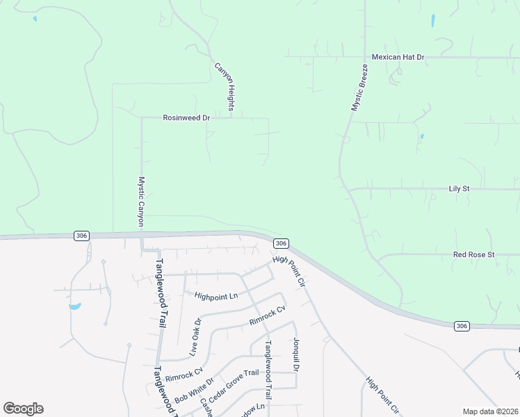 map of restaurants, bars, coffee shops, grocery stores, and more near 217 Bindweed Lane in Spring Branch