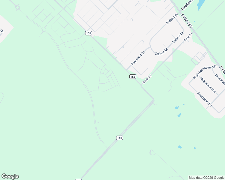 map of restaurants, bars, coffee shops, grocery stores, and more near 200-638 County Road 158 in Kyle