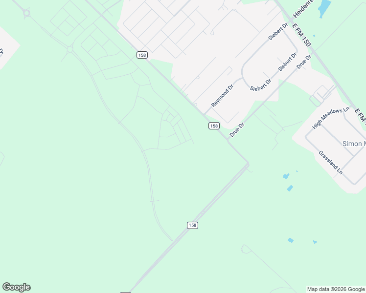 map of restaurants, bars, coffee shops, grocery stores, and more near 200-638 County Road 158 in Kyle