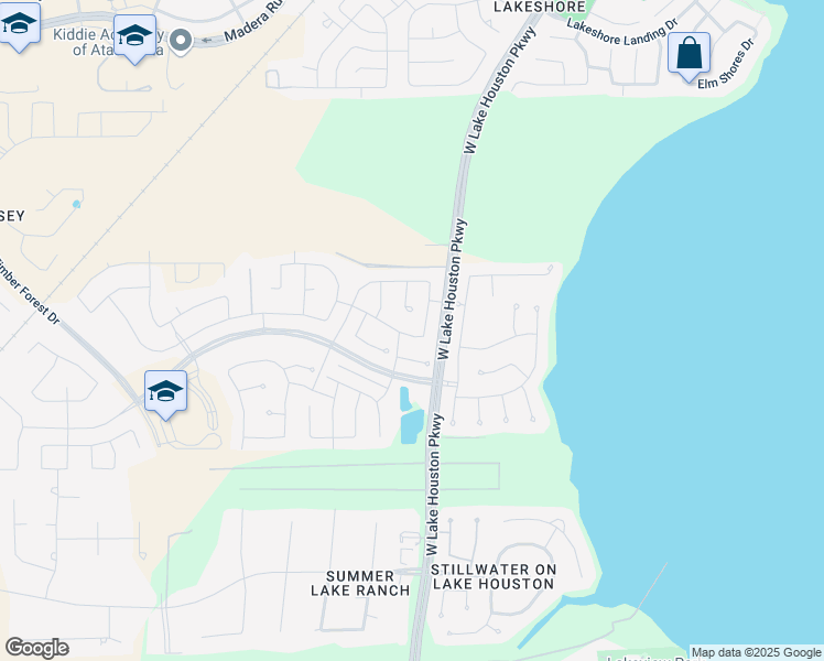 map of restaurants, bars, coffee shops, grocery stores, and more near 13011 Hanover Breeze Lane in Houston