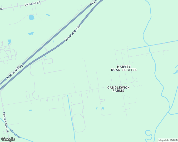 map of restaurants, bars, coffee shops, grocery stores, and more near 4525 Harvey Road in Crosby