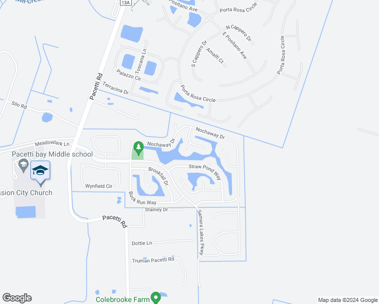 map of restaurants, bars, coffee shops, grocery stores, and more near 1108 Chokee Place in St. Augustine