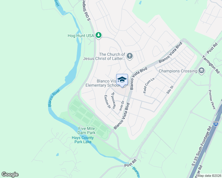 map of restaurants, bars, coffee shops, grocery stores, and more near 746 Easton Drive in San Marcos