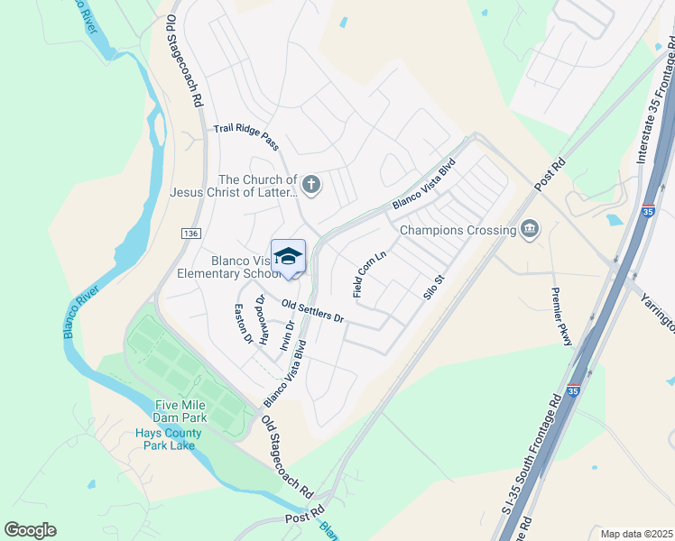 map of restaurants, bars, coffee shops, grocery stores, and more near 141 Pincea Place in San Marcos