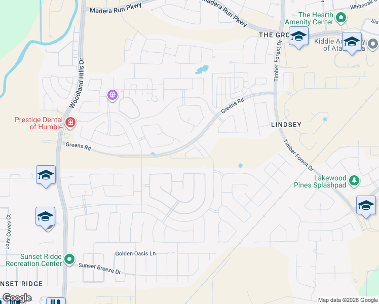 map of restaurants, bars, coffee shops, grocery stores, and more near Unnamed Road in Atascocita