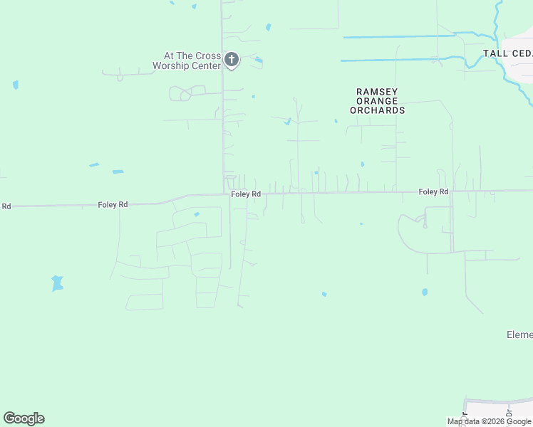 map of restaurants, bars, coffee shops, grocery stores, and more near 1319 Foley Road in Crosby
