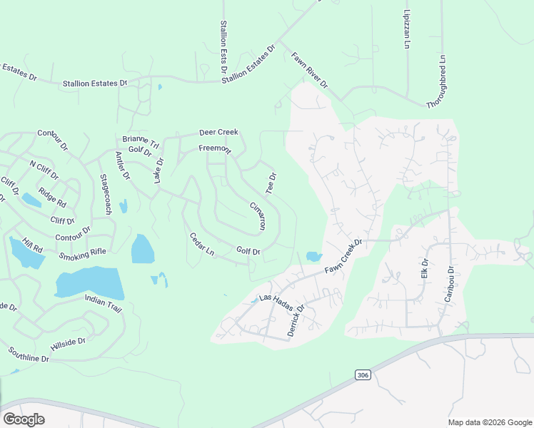 map of restaurants, bars, coffee shops, grocery stores, and more near 573 Cimarron in Spring Branch