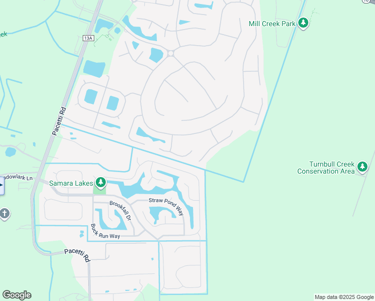 map of restaurants, bars, coffee shops, grocery stores, and more near 2432 East Caparina Drive in St. Augustine