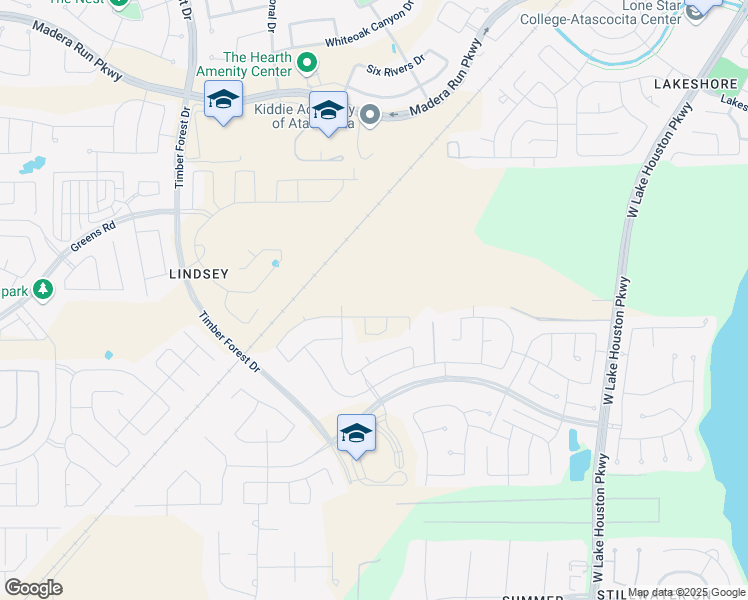 map of restaurants, bars, coffee shops, grocery stores, and more near Unnamed Road in Houston
