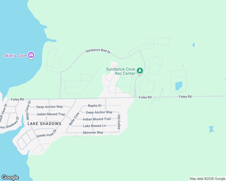 map of restaurants, bars, coffee shops, grocery stores, and more near 2418-2698 Foley Road in Crosby