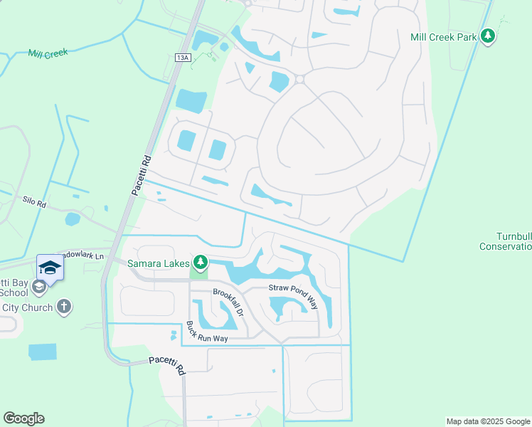 map of restaurants, bars, coffee shops, grocery stores, and more near 2273 Cascadia Court in Saint Augustine