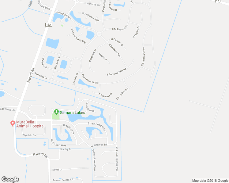 map of restaurants, bars, coffee shops, grocery stores, and more near 2445 East Caparina Drive in St. Augustine