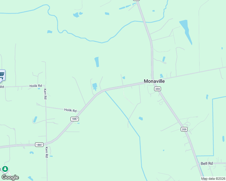 map of restaurants, bars, coffee shops, grocery stores, and more near 12893 Farm to Market 1887 in Hempstead